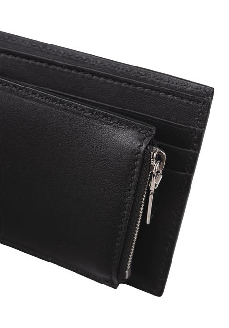 ALEXANDER MCQUEEN Portafoglio Bi-Fold Nero Con Logo - ALEXANDER MCQUEEN Sconto di tempo limitato