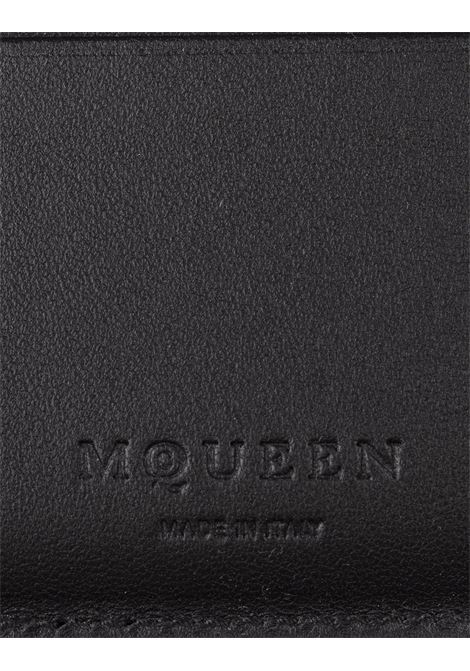 ALEXANDER MCQUEEN Portafoglio Bi-Fold Nero Con Logo - ALEXANDER MCQUEEN Sconto di tempo limitato