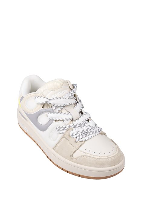 BARROW Sneakers Ollie Bianche Grigie e Beige - BARROW Grande vendita