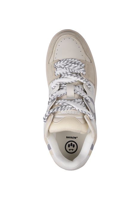BARROW Sneakers Ollie Bianche Grigie e Beige - BARROW Grande vendita