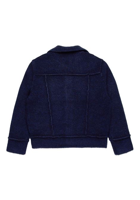 DSQUARED2 KIDS Giacca In Maglia Effetto Denim Indaco - DSQUARED2 KIDS Shopping online