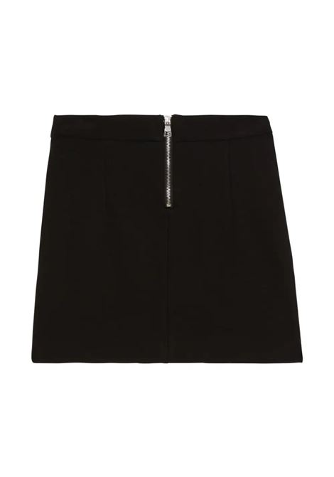BALMAIN KIDS Gonna Corta Nera Con Bottoni - BALMAIN KIDS Offerta Anniversario