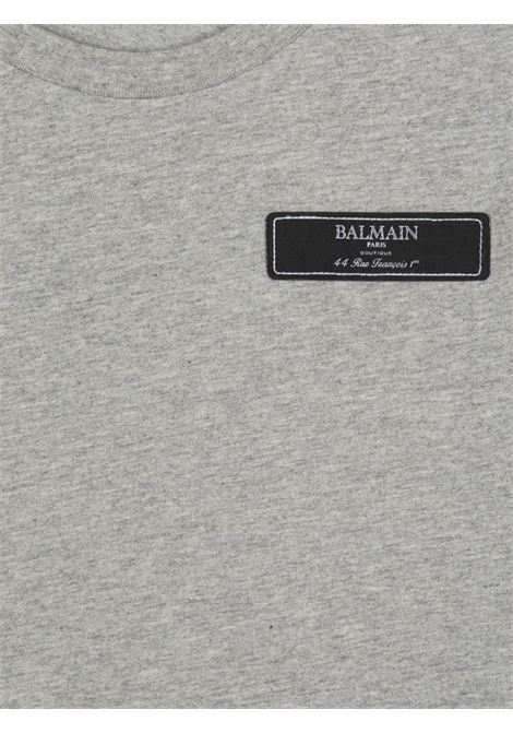 BALMAIN KIDS T-Shirt Grigia Pierre Balmain - BALMAIN KIDS Latest fashion
