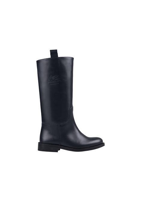 ETRO KIDS Stivali Pegaso Neri - ETRO KIDS Lightning offer