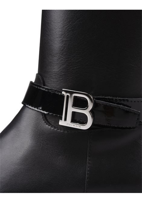 BALMAIN KIDS Stivali Neri Con Logo Monogramma - BALMAIN KIDS Comprane uno, ottenene uno gratis