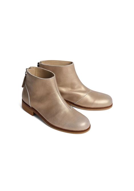 BONPOINT Stivaletti Giara In Pelle Oro - BONPOINT Super Saving Price