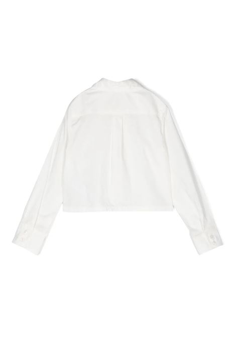 MISS BLUMARINE KIDS Camicia Bianca Con Logo Sul Colletto - MISS BLUMARINE KIDS Only for today
