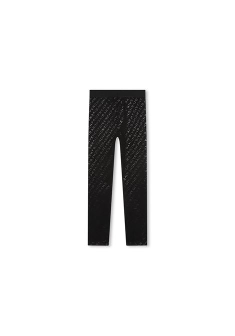 GIVENCHY KIDS Leggings Neri Con Logo All-Over - GIVENCHY KIDS 2025