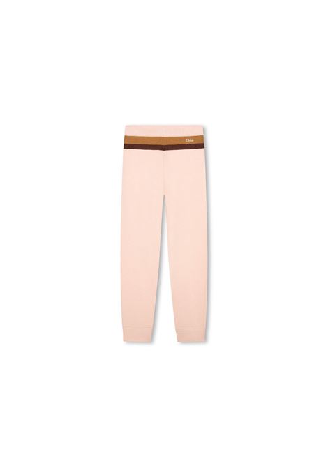 CHLOÉ KIDS Pantaloni Rosa Con Coulisse - CHLOÉ KIDS In Linea