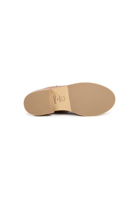 CHLOÉ KIDS Stivaletti Chelsea Marroni - CHLOÉ KIDS Spedizione Gratuita