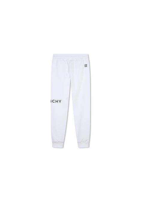 GIVENCHY KIDS Joggers Bianchi Con Logo GIVENCHY 4G - GIVENCHY KIDS Shopping Online