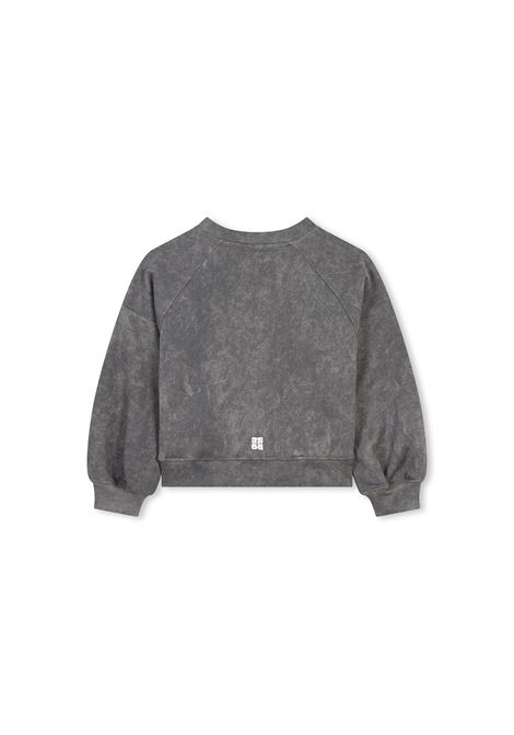 GIVENCHY KIDS Felpa Grigia Con Logo - GIVENCHY KIDS Prezzo Ridotto