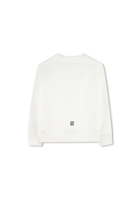 GIVENCHY KIDS Felpa Bianca Con Logo GIVENCHY 4G - GIVENCHY KIDS Convenienza
