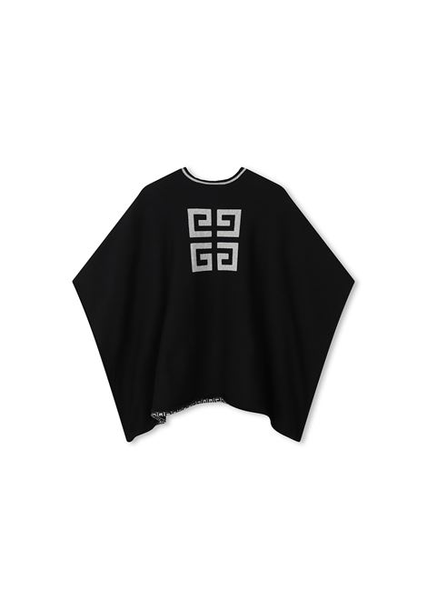 GIVENCHY KIDS Mantella Reversibile Nera e Bianca Con Logo e Motivo 4G - GIVENCHY KIDS Offerta