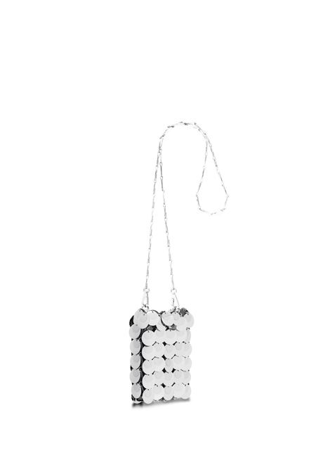 RABANNE Borsa Mini Sac Soir Sparkle In Silver - RABANNE Online