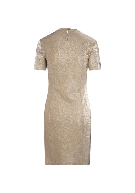 RABANNE Abito Corto In Lurex Dorato - RABANNE Saldi