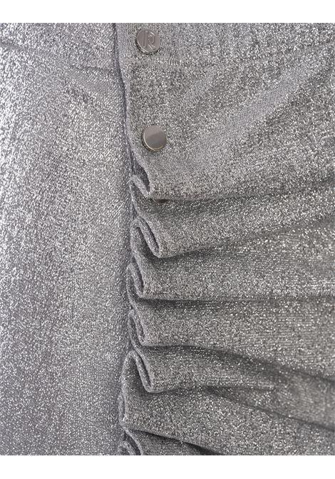 RABANNE Abito Midi In Lurex Drappeggiato Argento - RABANNE Hotsell