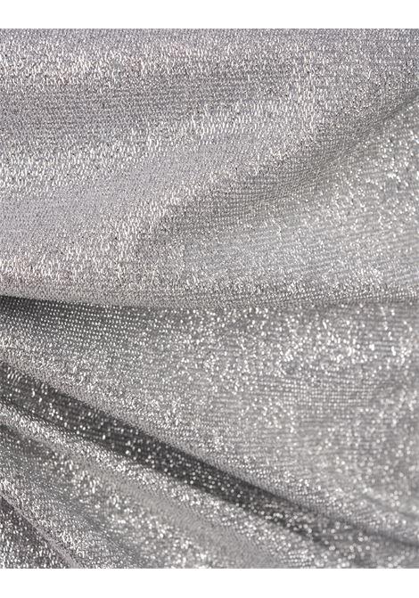 RABANNE Abito Midi In Lurex Drappeggiato Argento - RABANNE Hotsell