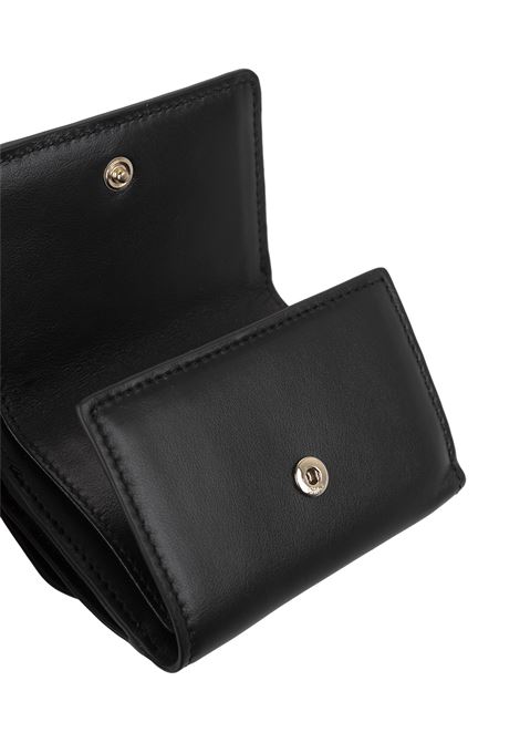 CHLOÉ Portafoglio Tri-Fold Chloé Sense Mini In Pelle Morbida Nera - CHLOÉ Vendita Economica