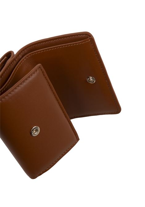 CHLOÉ Portafoglio Tri-Fold Chloé Sense Mini In Pelle Morbida Tan - CHLOÉ Saldi Di Fabbrica