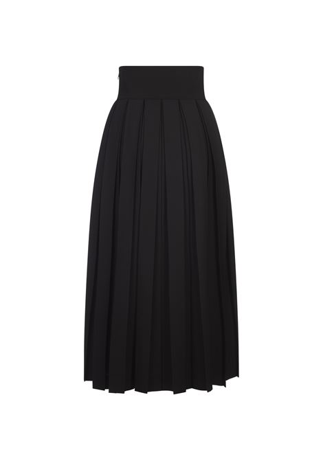ERMANNO SCERVINO Gonna a Pieghe Nera Con Spacco - ERMANNO SCERVINO Lightning offer