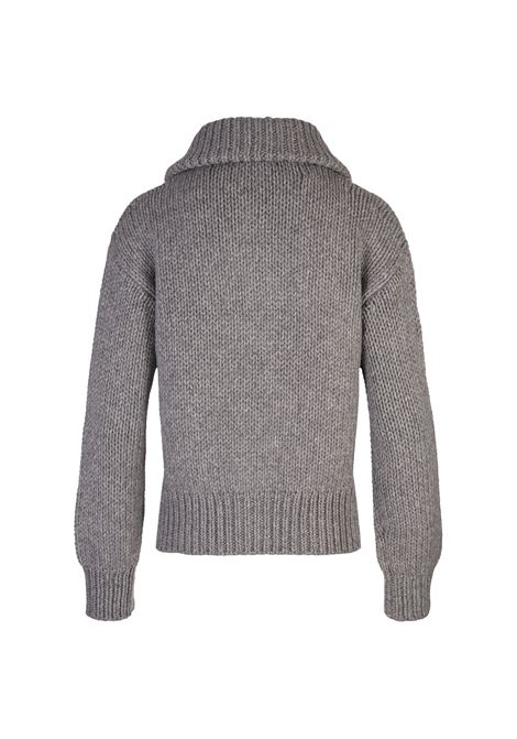 FABIANA FILIPPI Cardigan Bomber in Platinum Roccia - FABIANA FILIPPI Comprane uno, ottenene uno gratis