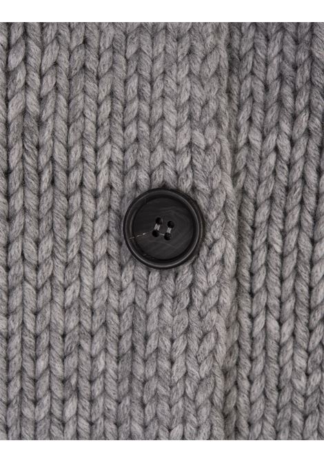 FABIANA FILIPPI Cardigan Bomber in Platinum Roccia - FABIANA FILIPPI Comprane uno, ottenene uno gratis