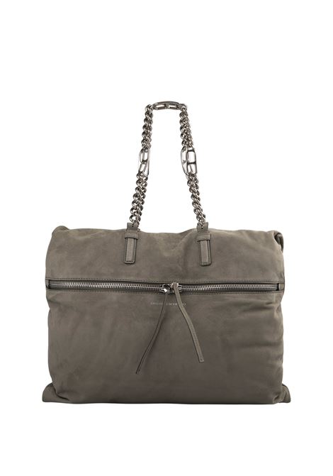 ERMANNO SCERVINO Pillow Bag In Pelle Effetto Velluto Verde Con Ricami - ERMANNO SCERVINO Offerte speciali