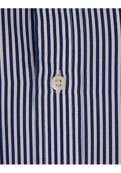RALPH LAUREN Camicia Slim Fit In Cotone a Righe Bianco e Blu - RALPH LAUREN Only for today