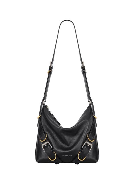 GIVENCHY Borsa Voyou Crossbody In Pelle Nera - GIVENCHY Sostegno trimestrale