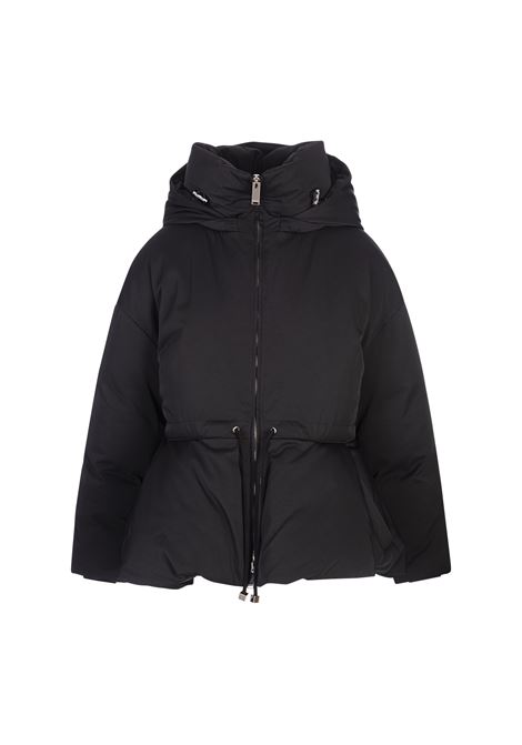 ALEXANDER MCQUEEN Piumino Con Volant in Nero - ALEXANDER MCQUEEN Super sconto