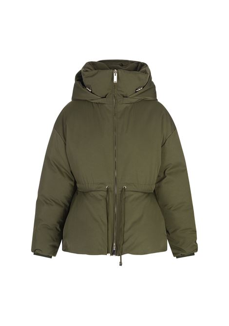 ALEXANDER MCQUEEN Piumino Con Volant in Verde - ALEXANDER MCQUEEN Enormi sconti