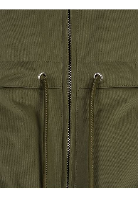 ALEXANDER MCQUEEN Piumino Con Volant in Verde - ALEXANDER MCQUEEN Enormi sconti