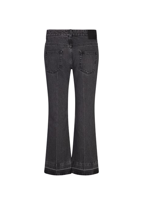 ALEXANDER MCQUEEN Jeans Mini Flare In Denim Grigio - ALEXANDER MCQUEEN 50% di sconto con spedizione gratuita