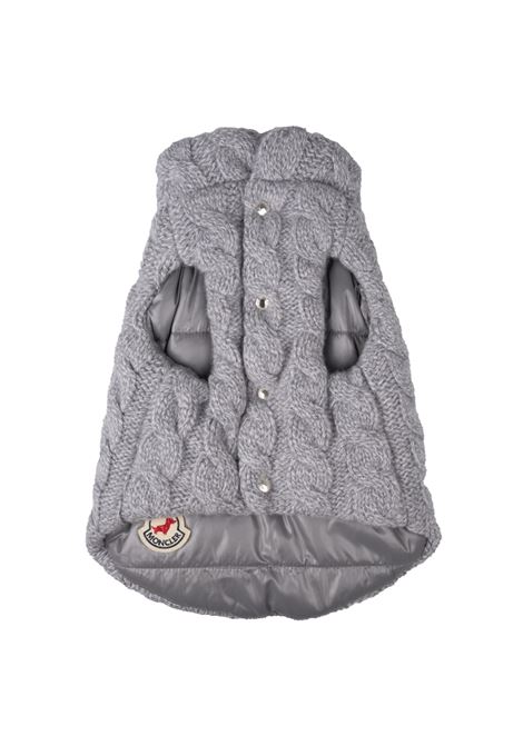 MONCLER Gilet Imbottito Reversibile Per Cani Grigio - MONCLER Esporta salva
