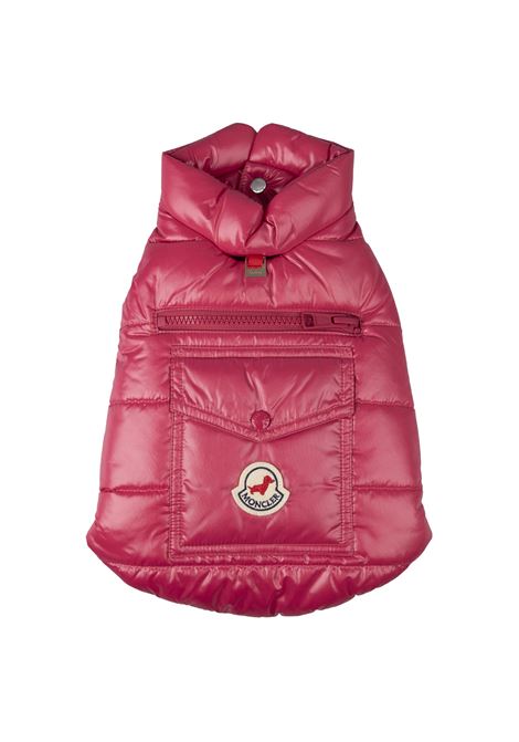 MONCLER Gilet Imbottito Per Cani Rosa Brillante - MONCLER 50% di sconto per tempo limitato