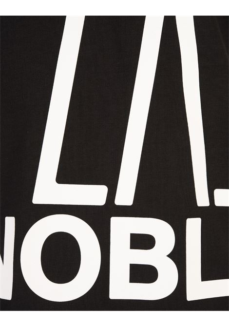 MONCLER GRENOBLE T-Shirt Nera Con Logo Moncler Grenoble - MONCLER GRENOBLE Sconti questo mese