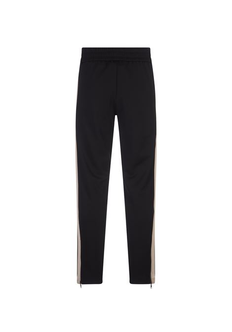 PALM ANGELS Joggers Neri Con Logo e Bande a Contrasto - PALM ANGELS 2025