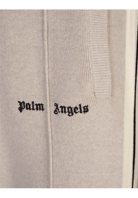 PALM ANGELS Pantaloni Track In Lana e Cashmere Beige Chiaro - PALM ANGELS Nuovo