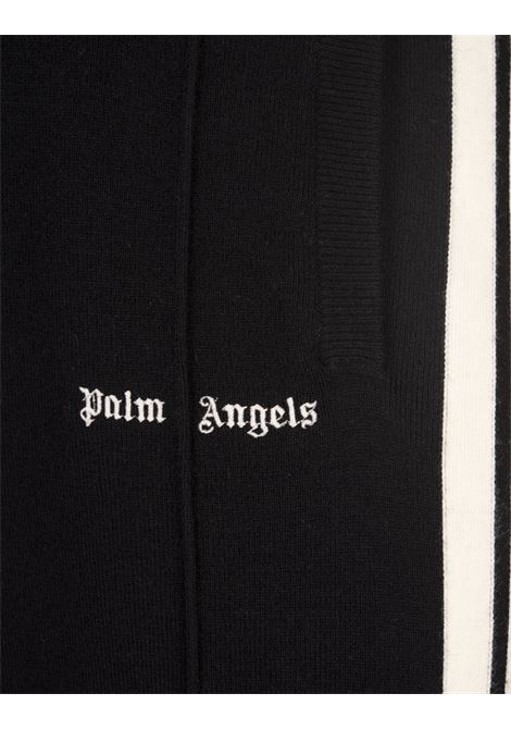 PALM ANGELS Pantaloni Track In Lana e Cashmere Neri - PALM ANGELS Qualità