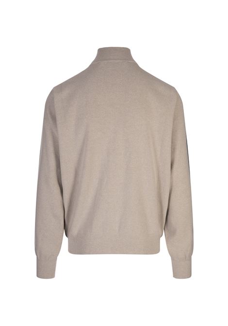 PALM ANGELS Giacca Track In Lana e Cashmere Beige Chiaro - PALM ANGELS Vendita