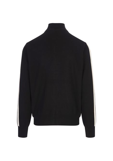 PALM ANGELS Giacca Track In Lana e Cashmere Nera - PALM ANGELS Promozione