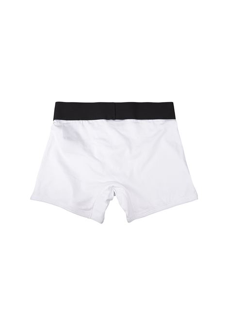 PALM ANGELS Set di 2 Boxer In Nero e Bianco Con Banda Logo - PALM ANGELS Spedizione Gratuita