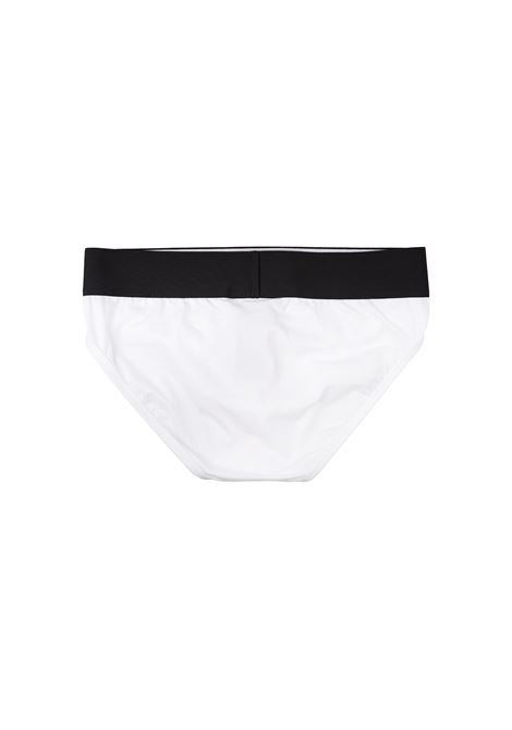 PALM ANGELS Set 2 Slip Bianchi Con Banda Logo - PALM ANGELS Pezzi Unici