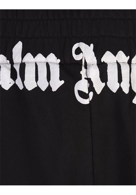 PALM ANGELS Joggers Neri Con Logo Sulla Vita - PALM ANGELS Soddisfazione Garantita