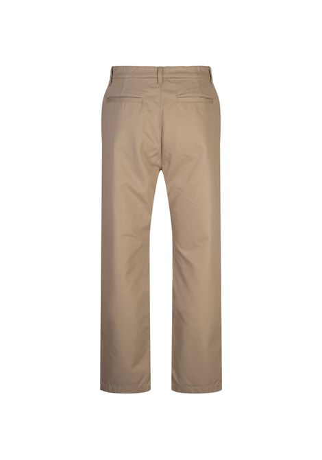 PALM ANGELS Pantaloni Chino Beige Con Logo - PALM ANGELS Qualità Garantita