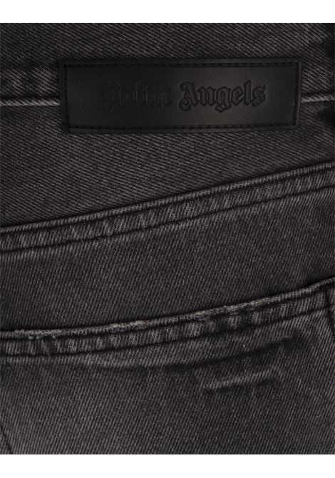 PALM ANGELS Jeans Loose Fit Neri Con Dettagli - PALM ANGELS Negozi Online