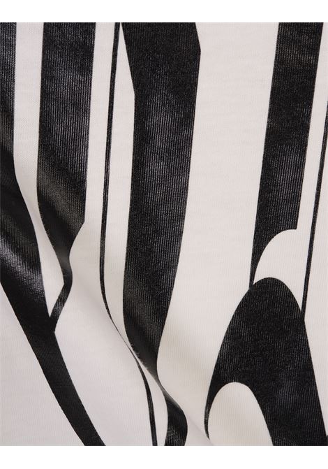 PALM ANGELS T-Shirt Oversize Logo Gothic Bianca - PALM ANGELS Novità