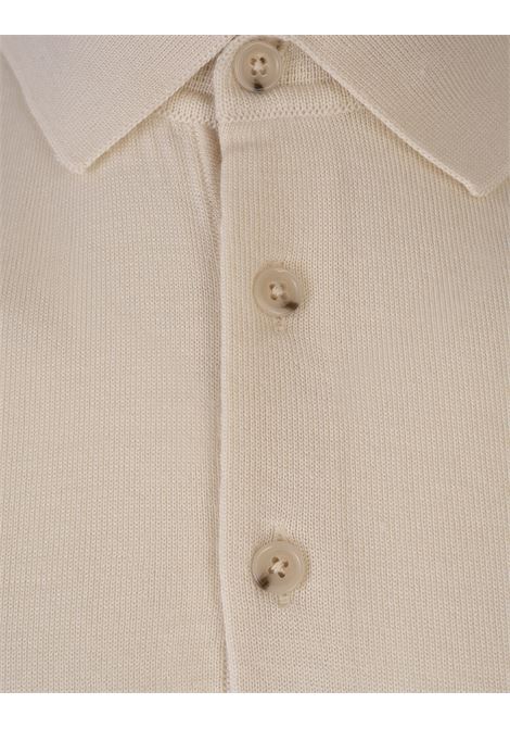 BOSS Maglione Regular Fit Stile Polo Neutro In Seta Lana e Cashmere - BOSS Hotsell