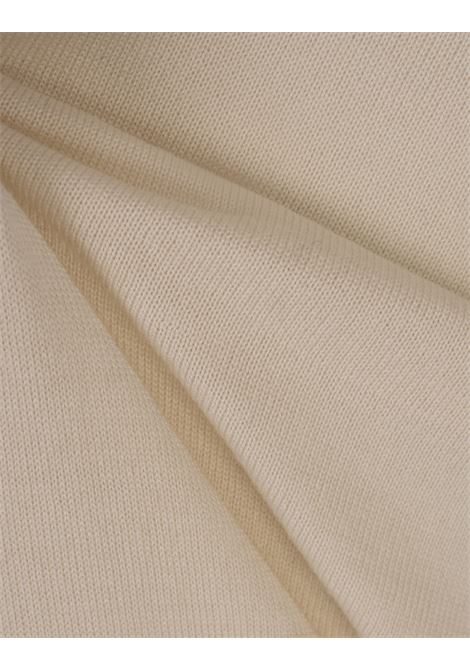BOSS Maglione Regular Fit Neutro In Seta Lana e Cashmere - BOSS Vendita Economica